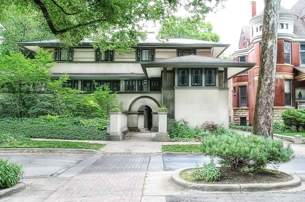 Frank Lloyd Wrights Prairie Style House Modern Homes Portland